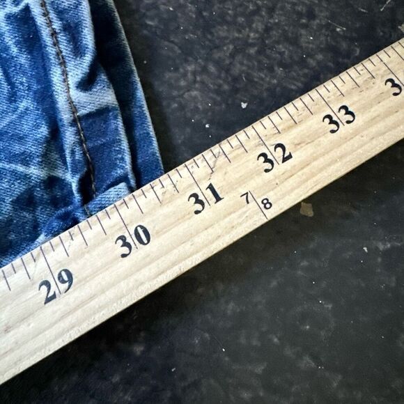 Huntington Acid Wash Style Men’s Jeans Size 33x30.5 Skinny Fit High Rise Denim - Picture 13 of 14